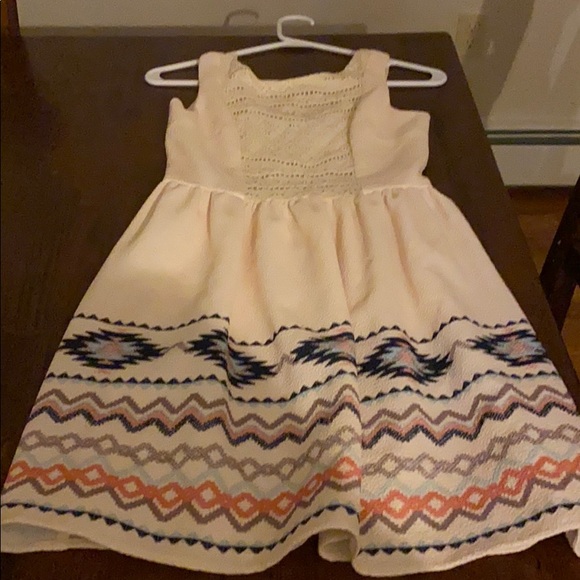Cream white girls dress size XS - Picture 1 of 3